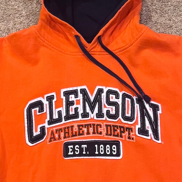 🎃🎃3/$30 Clemson Hoodie made by Pressbox and mens large (fits like ladies XL) - Picture 2 of 4